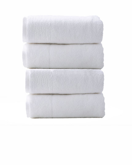 Aireys 650 GSM Zero Twist 4 Piece Snow Bath Towel by Renee Taylor