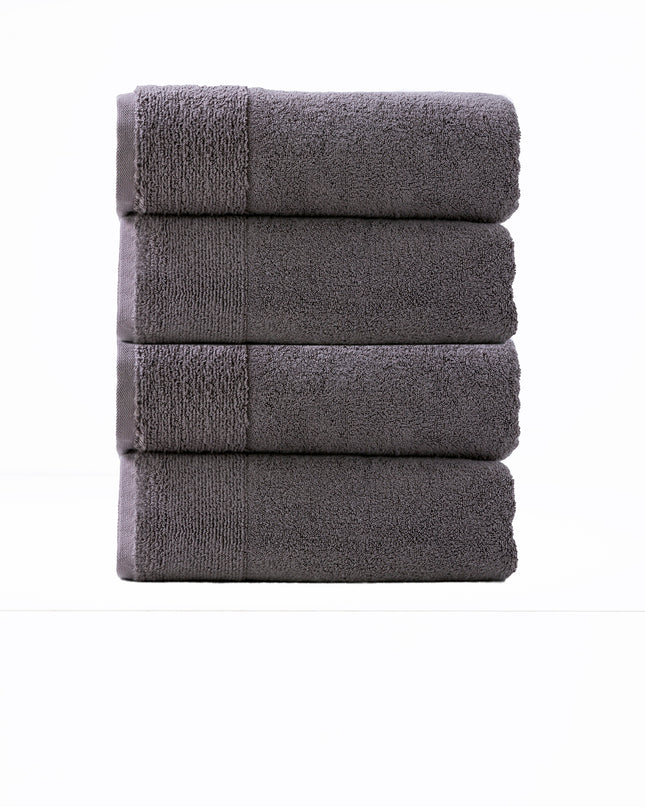 Aireys 650 GSM Zero Twist 4 Piece Nickel Bath Towel by Renee Taylor