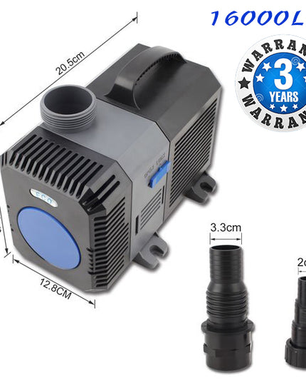 140W 16000L/H Submersible Aquarium Fountain Pond Marine Water Pump Fish Tank NEW