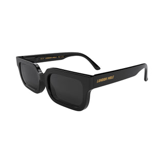 London Mole Icy Sunglasses Gloss Black / Black