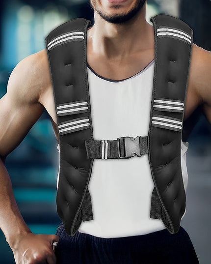 10KG Weighted Vest Top Gym Exercise Fitness Strength Sports Training Weight Loss