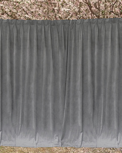 Large Thick Velvet Blockout Curtains 550x 230cm PINCH PLEAT 2 panel+Hooks Grey