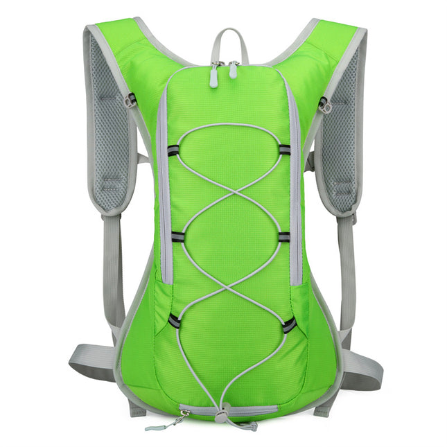 Green Outdoor Sports Hydration Backpack for Running, Hiking, and Cycling - Lightweight and Waterproof