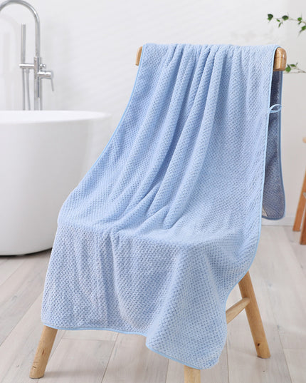 Grey Luxury White Bath Towel and Hand Towel Set - Ultra Soft and Absorbent