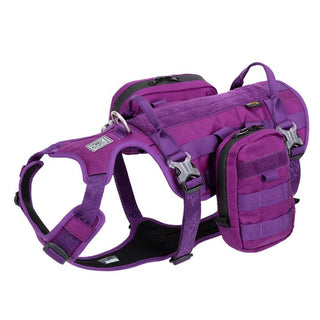 Whinhyepet Military Harness - Purple, M-1831155663376617473