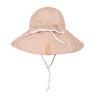 Bedhead Girls Wide- Brimmed Sun Bonnet Hat- Freya/Flax S-1826048824808968193