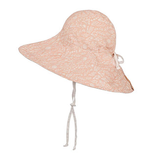 Bedhead Girls Wide- Brimmed Sun Bonnet Hat- Freya/Flax S-1826048824808968194