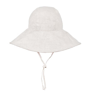 Bedhead Girls Wide- Brimmed Sun Bonnet Hat- Freya/Flax S-1826048824808968195