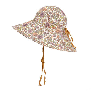 Bedhead Girls Wide- Brimmed Sun Bonnet Hat- Matilda/Maize M-1826048824947380225