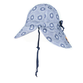 Bedhead Reversible Baby Flap Sun Hat-Norman/Indigo XS-1826048834984349696