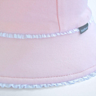 Bedhead Toddler Bucket Hat - Blush Ruffle Trim L-1826048835688992768