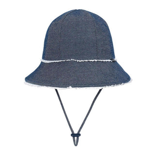 Bedhead Toddler Bucket Hat - Denim Ruffle Trim S-1826048836339109889