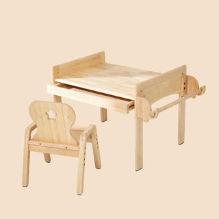 Bunny Tickles Primary Adjustable Table and Chair Set Star-1826048853661585414