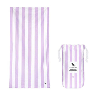 Dock & Bay Beach Towel Cabana Collection XL | Quick Dry | Lombok Lilac-1826048871239913472