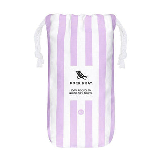 Dock & Bay Beach Towel Cabana Collection XL | Quick Dry | Lombok Lilac-1826048871239913474