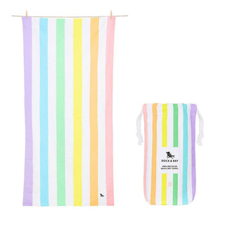 Dock & Bay Beach Towel Cabana Collection XL | Quick Dry | Unicorn Waves-1826048871793561600