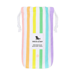 Dock & Bay Beach Towel Cabana Collection XL | Quick Dry | Unicorn Waves-1826048871793561603