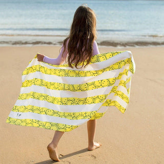 Dock & Bay KIDS Beach Towel | Quick Dry | Smiley-1826048872615645186