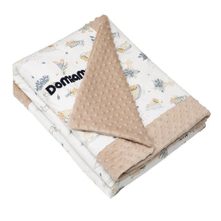 Domimia Thick Padded Minky Cotton Kids Blanket - 2.5 tog Wildflower Boquet-1848848475006046212