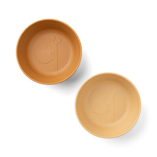 Done by Deer Kiddish Raffi Bowl 2 Pack-Mustard-1826048878353453057