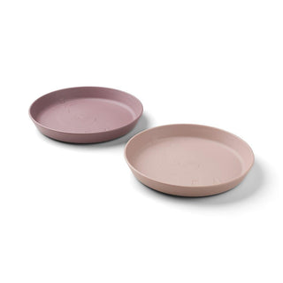 Done by Deer Kiddish Raffi Plate 2 Pack-Power Pink-1826048879020347394