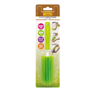 EDISON mama Silicone Baby Bottle Brush Green-1826048913409445888