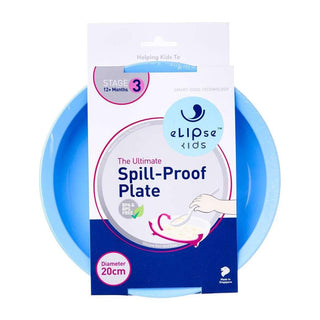 eLIPse Kids Spill-Proof Plate Orange-1826048917851213824