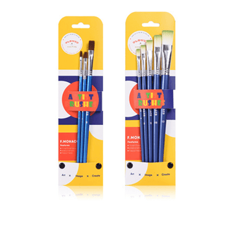 Flower Monaco Artist Brush Set 3 Pcs-1848848468983025664