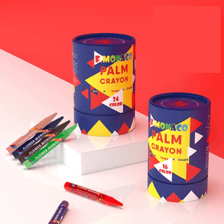 Flower Monaco Palmy Crayons 24 Colour-1848848473999413251