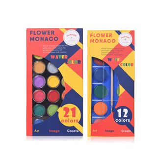 Flower Monaco Water Color 12 Colors-1848848475685523456