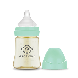 Grosmimi PPSU Feeding Bottle 200ml (Newborn) Sky Blue-1826048940957634560