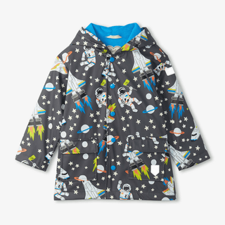 HATLEY Colour Changing Raincoat | Outer Space Size 8-1826048948872286208