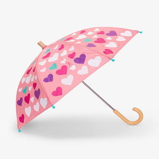 HATLEY Colour Changing Umbrella | Colourful Hearts-1826048948993921024