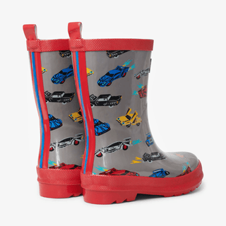 HATLEY Shiny Kids Rain Boots | Cars size 12-1826048951141404673