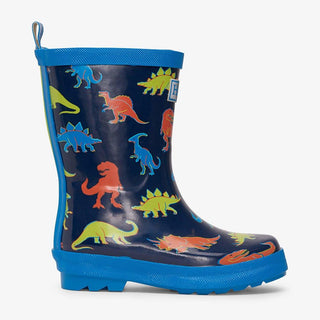 HATLEY Shiny Kids Rain Boots | Linework Dinos size 3-1826048952131260418