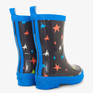 HATLEY Shiny Kids Rain Boots | Ombre Stars size 9-1826048952735240192