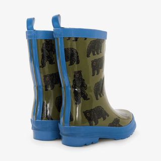 HATLEY Shiny Kids Rain Boots | Wild Bear size 8-1826048953603461120