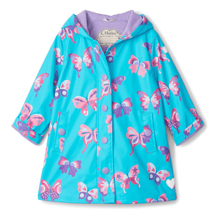 HATLEY Splash Rain Jacket | Doodle Butterflies Size 2-1826048953720901632