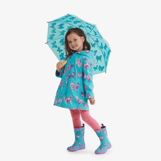 HATLEY Splash Rain Jacket | Doodle Butterflies Size 2-1826048953720901633