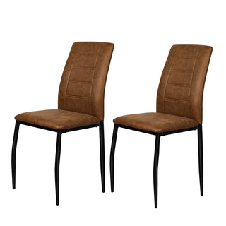 Levede 2x Dining Chairs Leathaire Kitchen-1831592656053080064