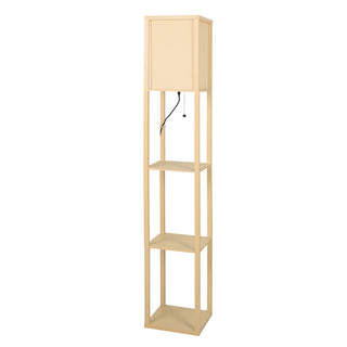 EMITTO Floor Lamp LED Storage Shelf Khaki-1848848551157829632