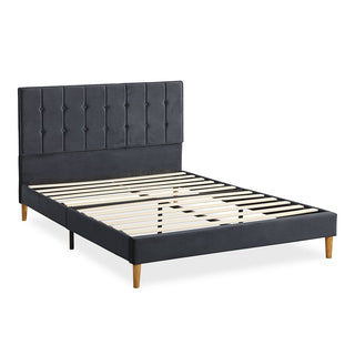 Levede Bed Frame Queen Size Mattress Grey-1848848588008984576