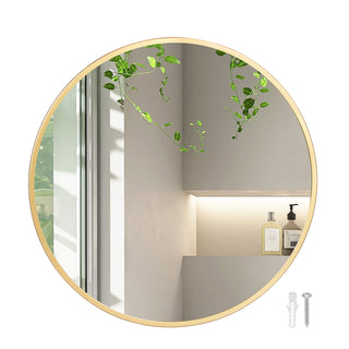 Yezi Bathroom Wall Mirror Round Large 60cm-1831592573957967872