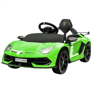 Kids Ride On Car Lamborghini SVJ Licensed Green-1831592502587691008