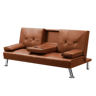 Levede Sofa Bed Adjustable Recliner Brown-1848848563812044800