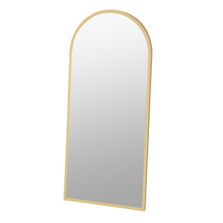 Yezi Floor Mirror Full Length Mirrors 1.8M Gold White-1848848562662805504