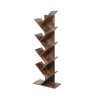 Levede Bookshelf Wooden Tree Bookcase-1831592681395064832