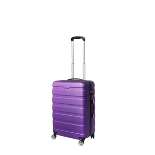 Slimbridge 20" Carry On Luggage Case Purple 20 inch-1848848545071894528