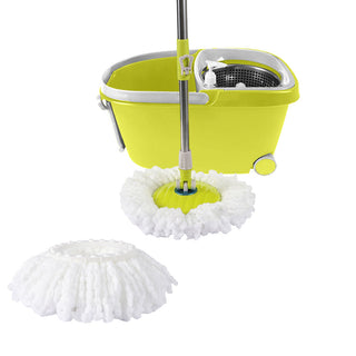 Cleanflo Spin Mop Bucket Set 360? Spinning Green-1848848577837797376