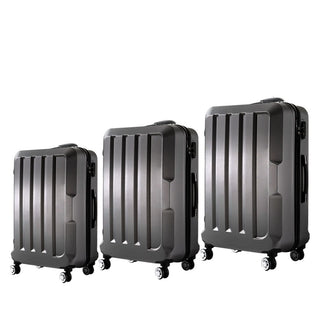 Slimbridge 20"24"28" 3PC Luggage Sets Dark Grey-1848848541980692480